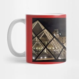 Paris Louvre Museum Pyramids Mug